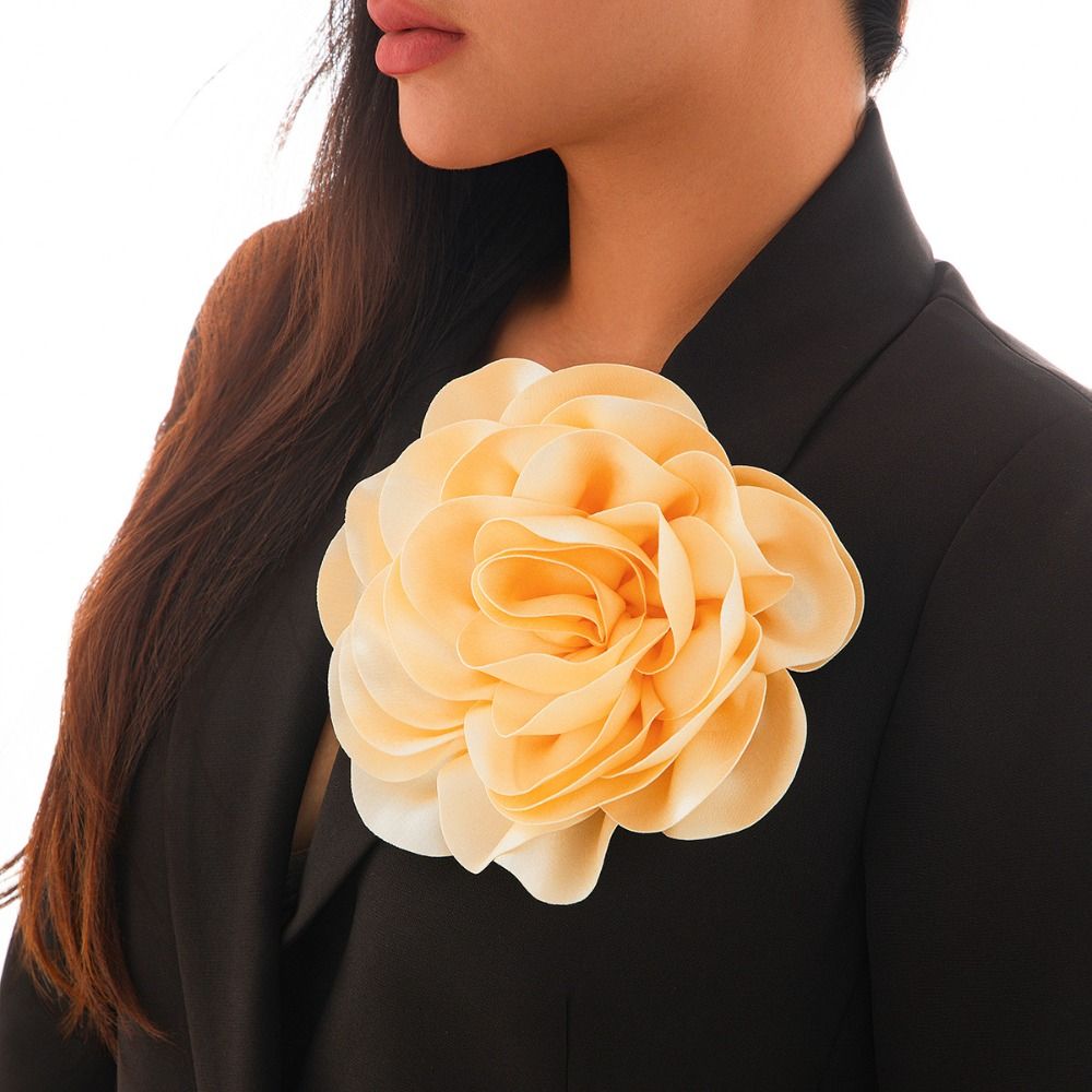 DIY 3D Large Fabric Flower Bro - Applique Patch Flower 评论和价格