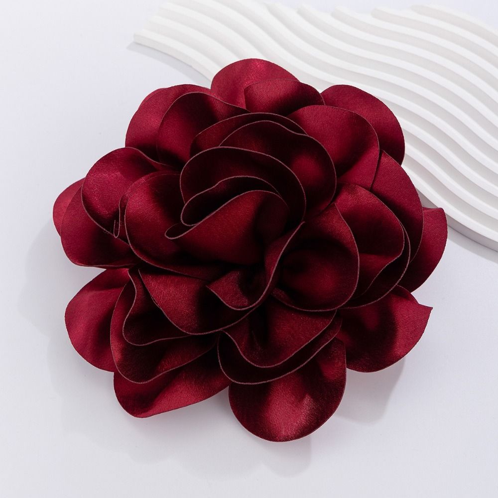 DIY 3D Large Fabric Flower Bro - Applique Patch Flower 评论和价格