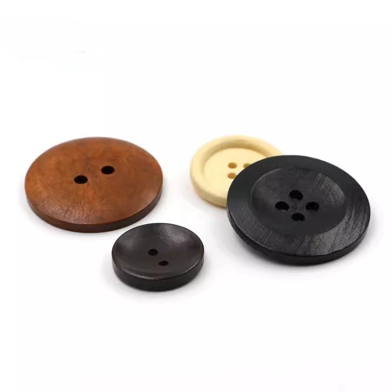 10pcs 18mm Round Wooden Button - Embellishments For Scrapbooking 评论和价格