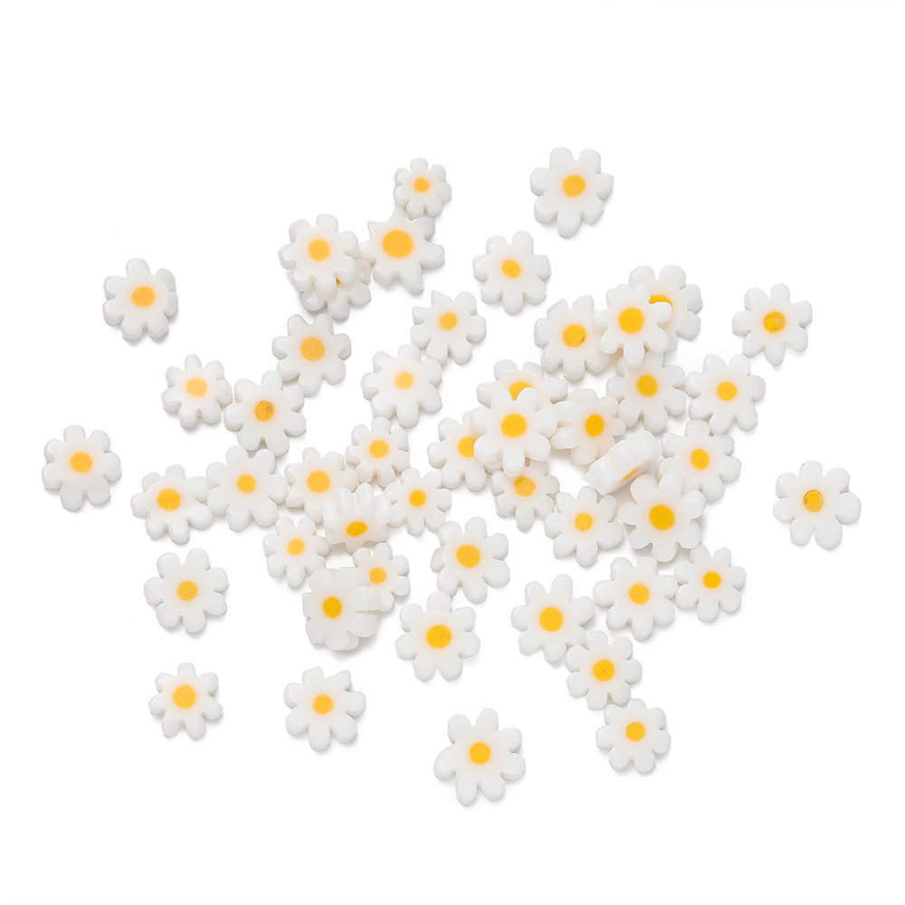 1String/Lot DIY Glass Daisy Be - Embellishment Crafts 评论和价格