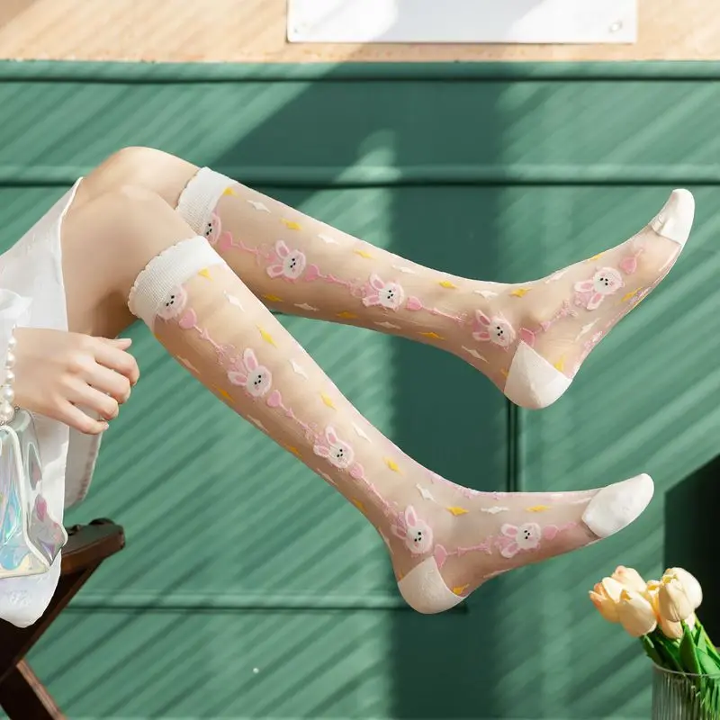 Summer Thin Women Stockings Ul - Crystal Mesh Fabric 评论和价格