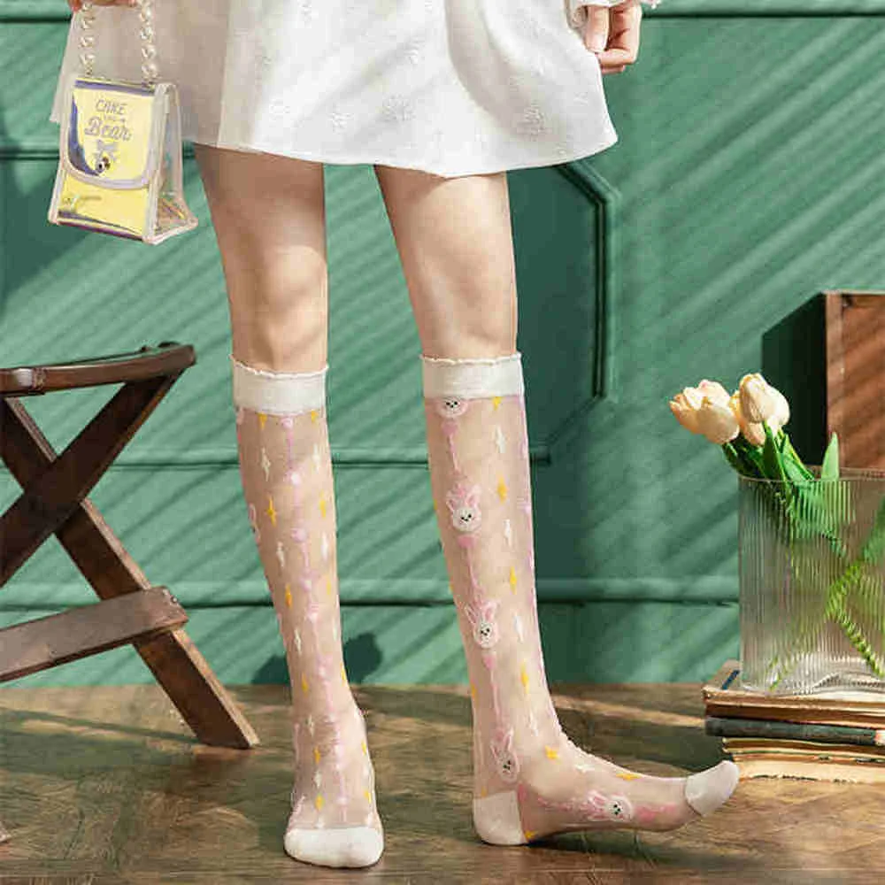 Summer Thin Women Stockings Ul - Crystal Mesh Fabric 评论和价格