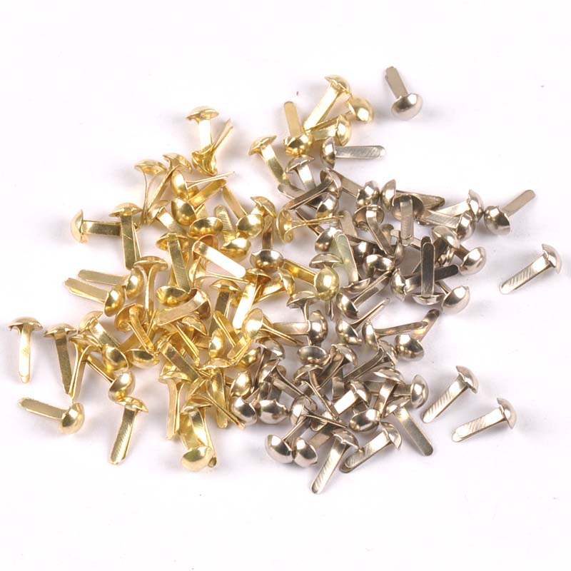 100PCs mixed Silver/golden Rou - Embellishments For Scrapbooking 评论和价格