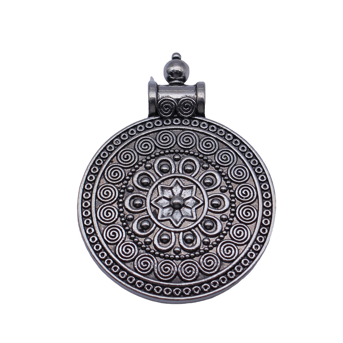 Boho Ethnic Mandala Pendant Fl - Embellishment Crafts 评论和价格