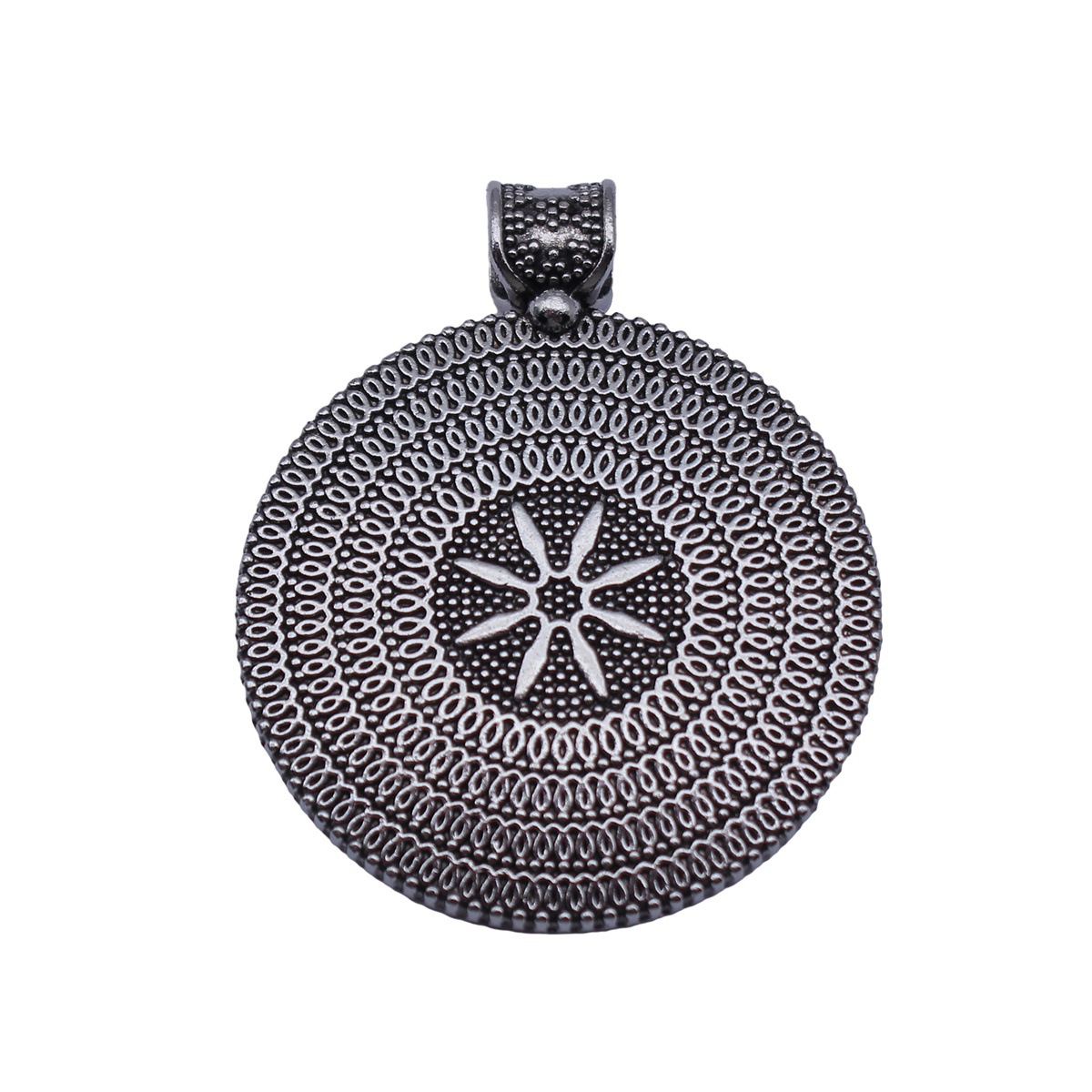 Boho Ethnic Mandala Pendant Fl - Embellishment Crafts 评论和价格