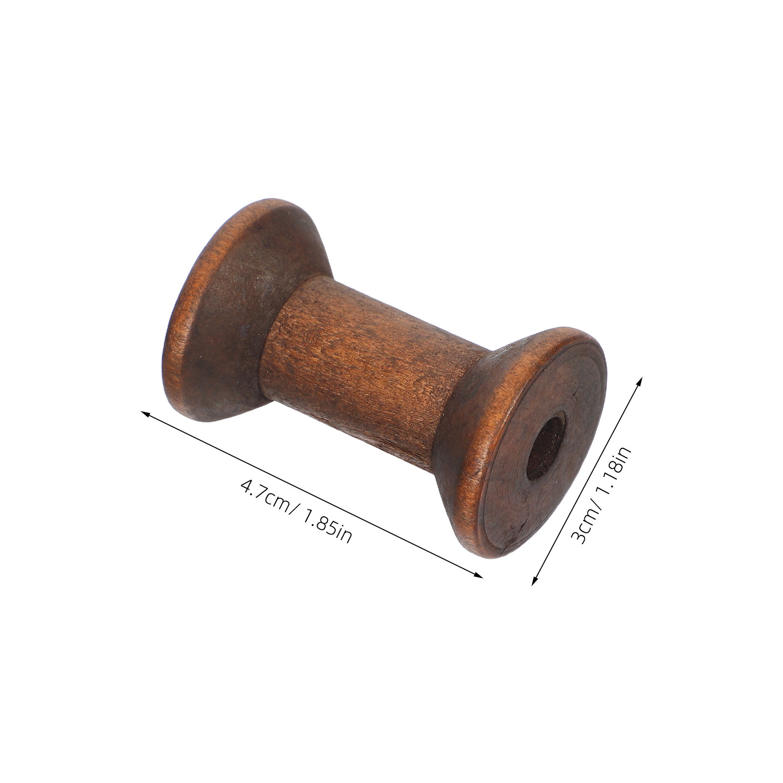 10Pcs Vintage Wooden Spools Na - Organza Ribbon Spool 评论和价格