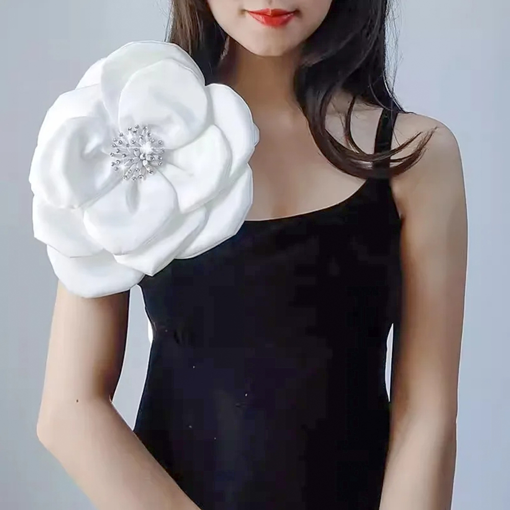 NEW 29cm 3D Big Flower Lace Pa - Applique Patch Flower 评论和价格