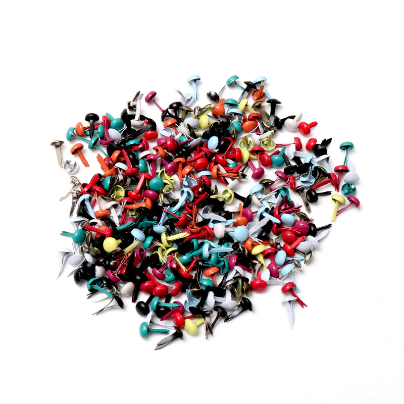 Mixed Pastel Round Brads Scrap - Embellishments For Scrapbooking 评论和价格
