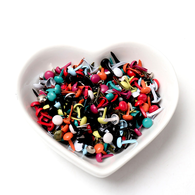 Mixed Pastel Round Brads Scrap - Embellishments For Scrapbooking 评论和价格