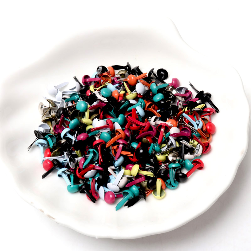 Mixed Pastel Round Brads Scrap - Embellishments For Scrapbooking 评论和价格