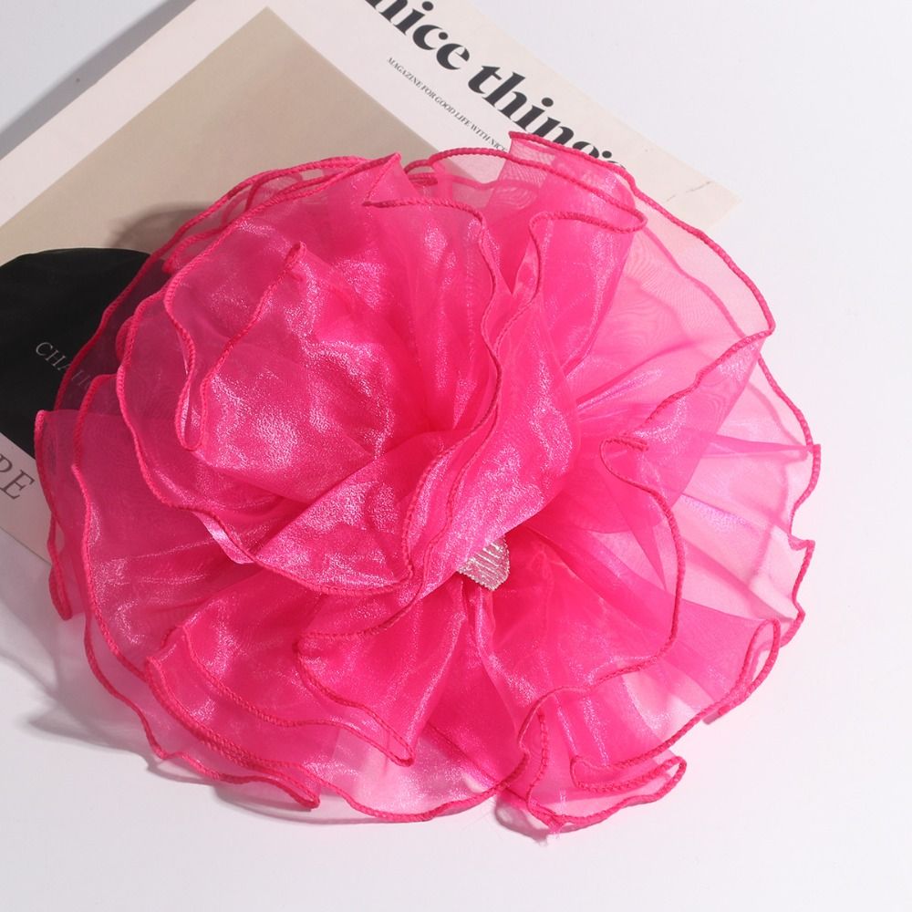 DIY 3D Large Fabric Flower Bro - Applique Patch Flower 评论和价格