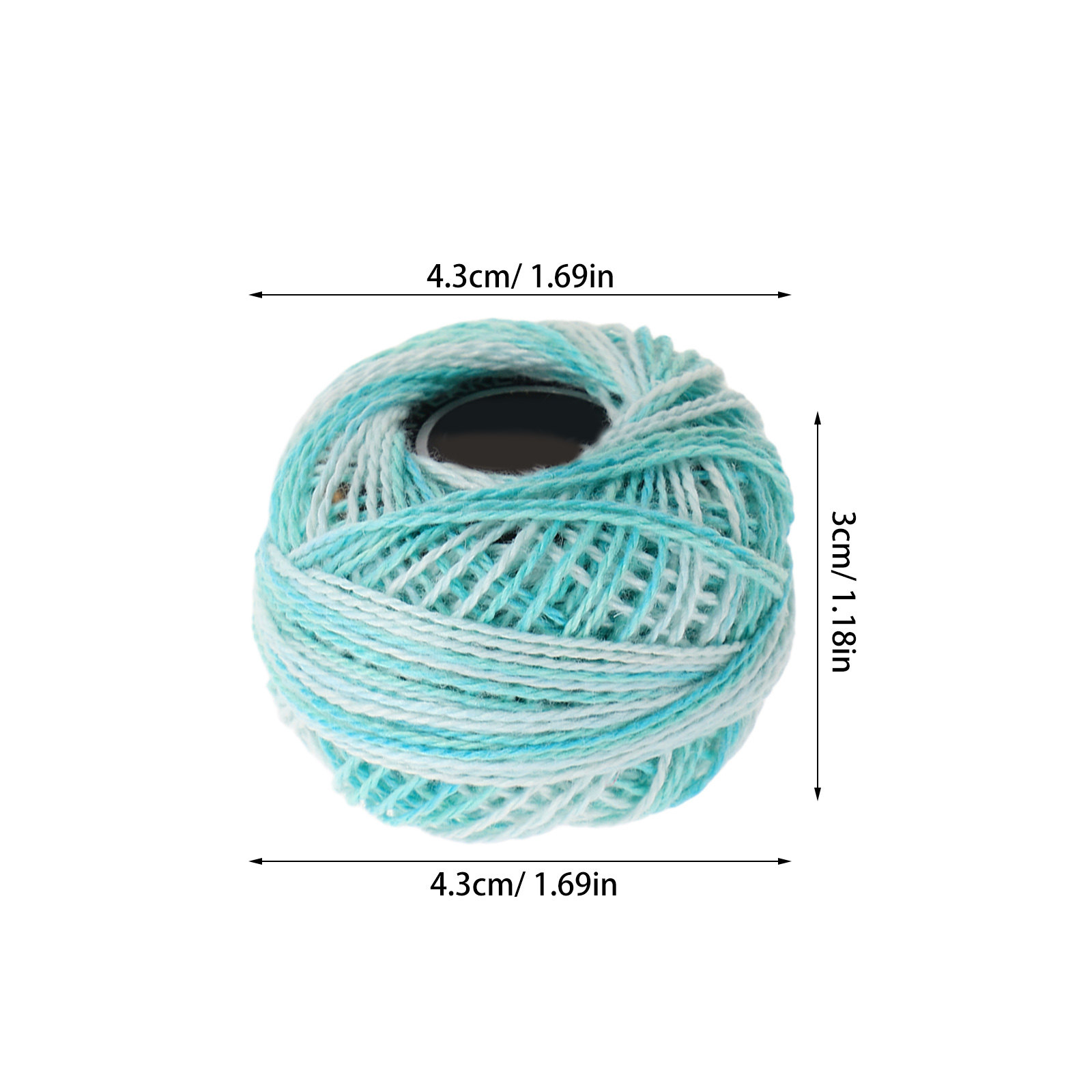 12Pcs Colorful Cotton Embroide - Embroidery Craft 评论和价格