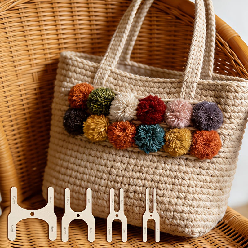4pcs Wooden Pom-Pom Maker Set  - Pom Pom Maker Tool 评论和价格