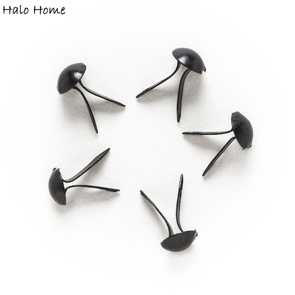 500 Pcs Black Round Brads Scra - Embellishments For Scrapbooking 评论和价格