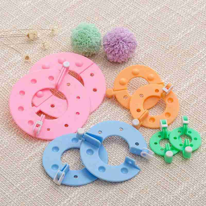 8Pcs 4 Sizes Plastic Pompom Ma - Pom Pom Maker Tool 评论和价格