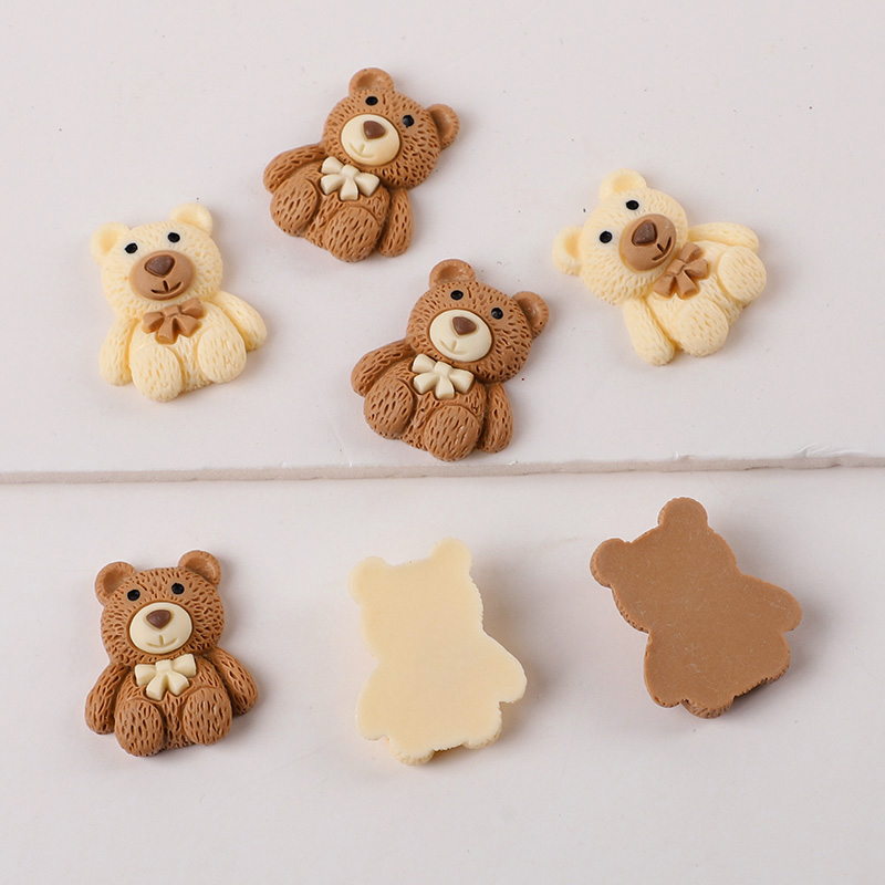 10/30/50pcs Resin Teddy Bear C - Embellishments For Scrapbooking 评论和价格