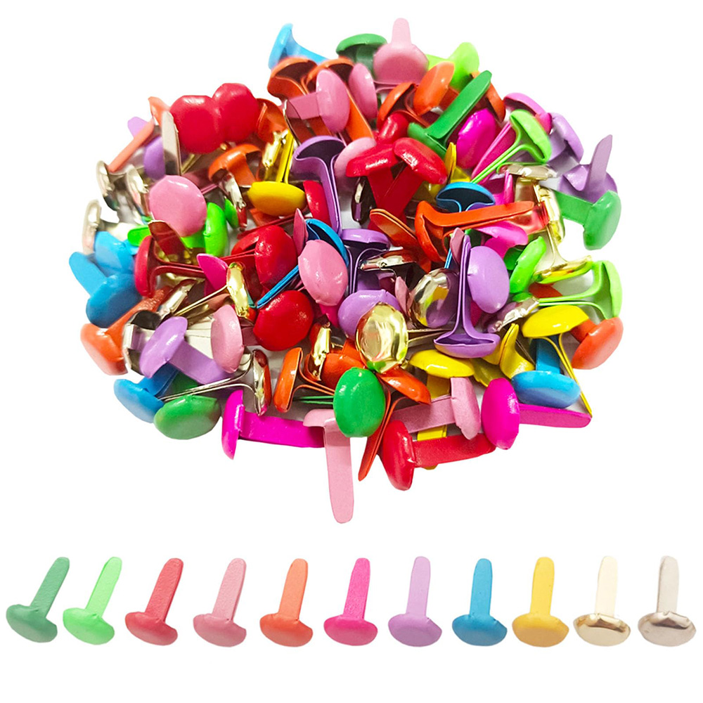 100pcs/Bag Mix Pattern Round M - Embellishments For Scrapbooking 评论和价格