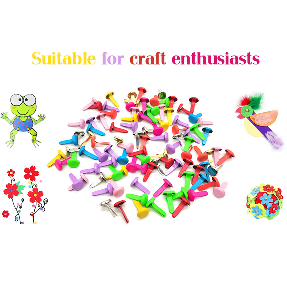 100pcs/Bag Mix Pattern Round M - Embellishments For Scrapbooking 评论和价格