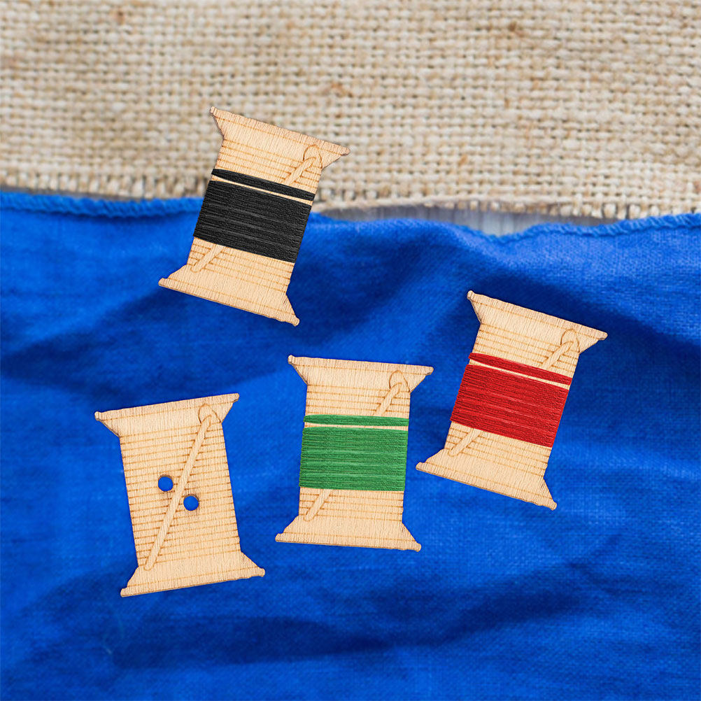 100Pcs Wooden Sewing Machine T - Embroidery Craft 评论和价格