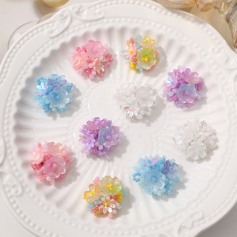2pcs Crystal Flower Patches fo - Applique Patch Flower 评论和价格